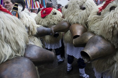 Joaldunak, carnaval, Valle de Baztan, Malerreka, Bidasoa