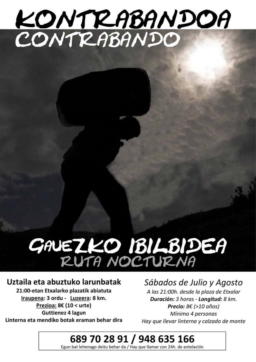 Excursión contrabandista nocturna